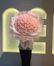 Pink Rose Flower Bouquet - 2