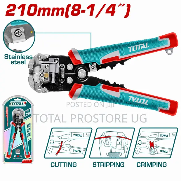 Total Tools Automatic Wire Stripper 210mm - 1