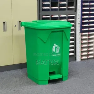 50L Trash Bin with Foot Pedal