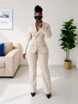Ladies Suit: Blazer & Trousers - 2