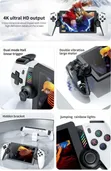 M28 Retro Handheld Game Console, 7.1" HD Screen, 128GB - 2