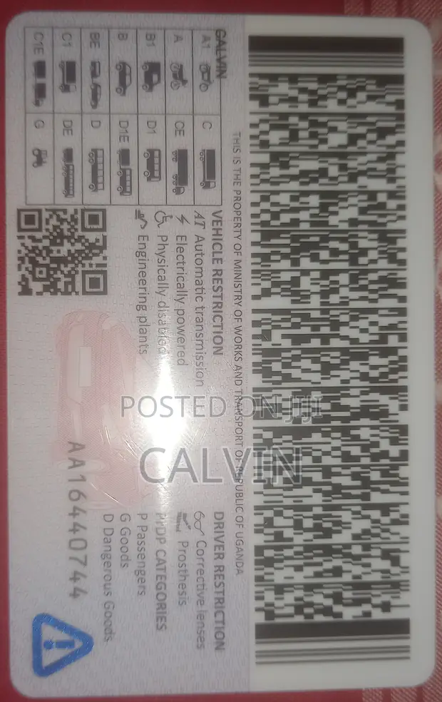Professional Driver CV - Calvin - 1