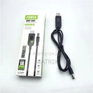 5V USB to 12V DC Power Boost Cable for Router