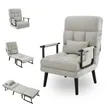 Convertible Recliner Chair Bed - 5 Position Adjustable - 1