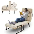 Convertible Recliner Chair Bed - 5 Position Adjustable - 2
