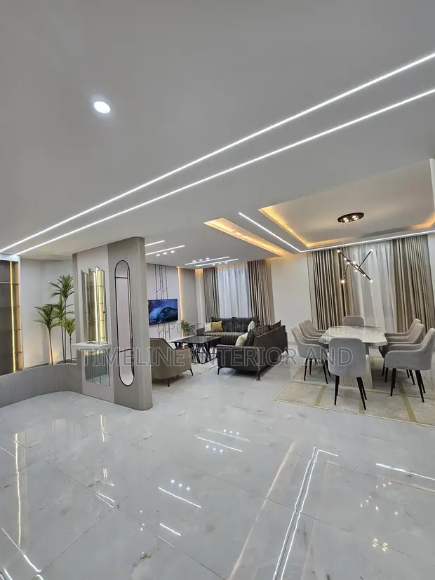Luxury Gypsum Ceilings with LED Lighting - 1