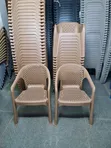 CurveX Plastic Chairs - Brand New - 1