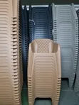 Outdoor Plastic Chairs - Brown - 2