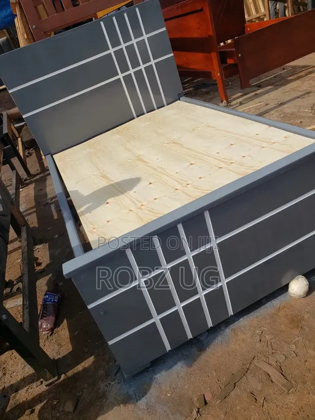Plain Wood Bed Frame 4x6 - 1