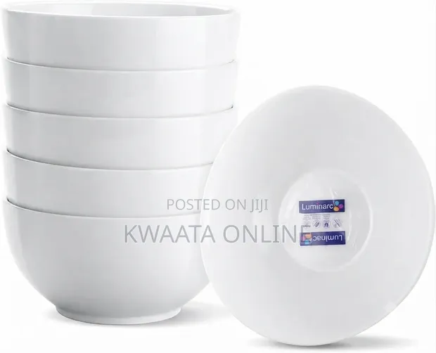 Luminarc Diwali 18cm Porcelain Soup Bowls (Set of 6) - 1