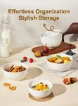 Luminarc Diwali 18cm Porcelain Soup Bowls (Set of 6) - 2