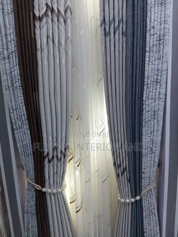 Wave Curtains - Turkish Fabric Available in 5 Colors - 1