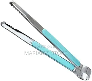 Stainless Steel Utility Food Tongs with Colored Anti-Skid Handles