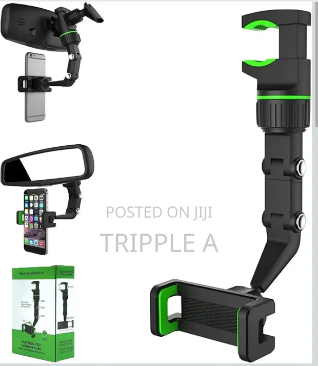 New 360° Multifunctional Car Tripod Phone Holder - 1