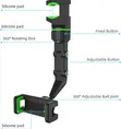 New 360° Multifunctional Car Tripod Phone Holder - 2