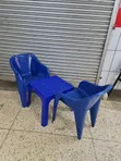 Decorated Coffee Table and 2-Seater Chairs (Mini Table) - 2