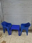 Decorated Coffee Table and 2-Seater Chairs (Mini Table) - 4