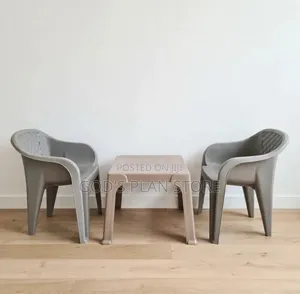Indoor Plastic Table and Chairs Set