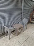Indoor Plastic Table and Chairs Set - 2