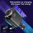 Auslese 5-in-1 Retractable Car Charger with Starlight Diffuser - 4
