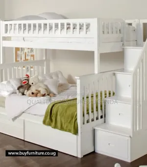 4x6 White Bunk Bed