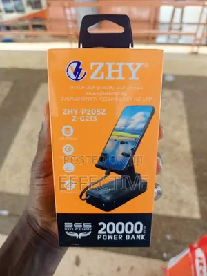 ZHY 20000mAh Power Bank with Phone Stand