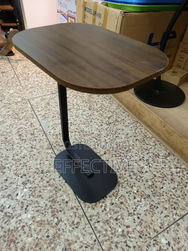 C-Shaped Portable Sofa Side Table - 1