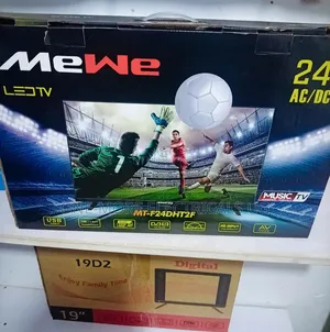 Mewe 24" LED AC/DC Frameless Digital TV