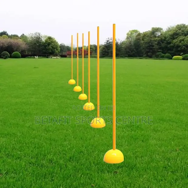 Brand New Agility Training Poles (Yellow) - 1
