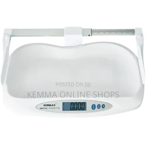 Kinlee EBST-20L Digital Baby Scale with Height Ruler - 1