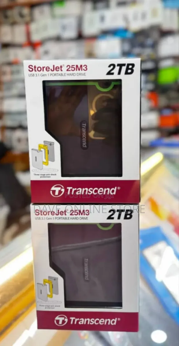 Transcend 2TB External Hard Drive - 1