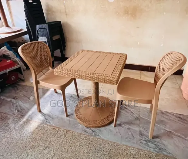 Cinderella Plastic Dining Table and Chairs Set - 1