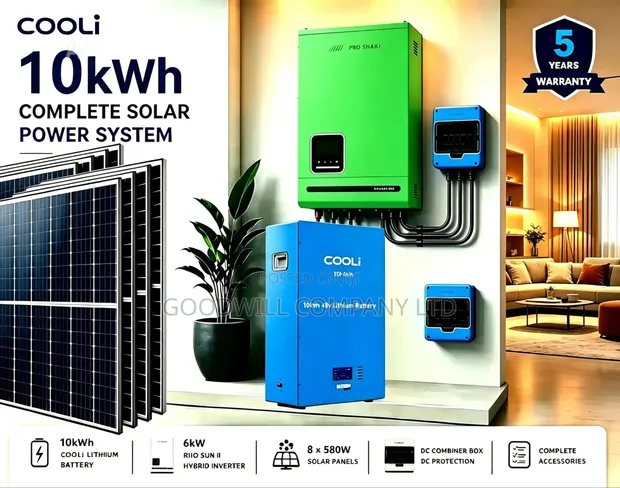 10kWh 6kVA 48V Cooli Hybrid Solar System - 1