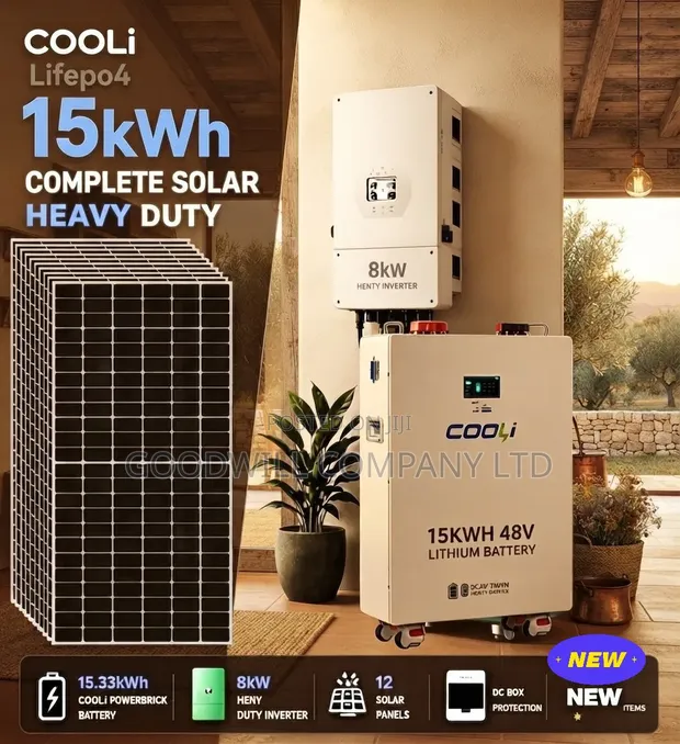 15kWh 8kVA 48V Cool Hybrid Solar System - 1