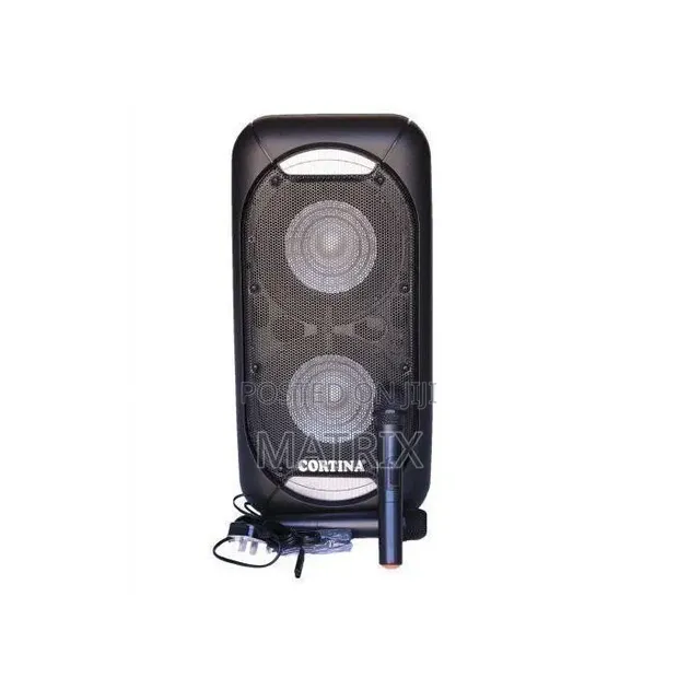 Cortina 12" Amplified Speaker with 2 Wireless Microphones - 1