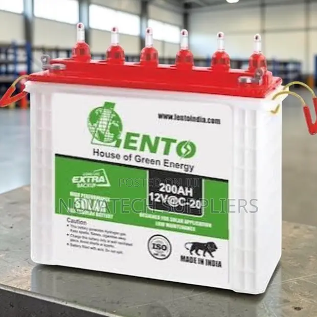 Lento 12V 200Ah Premium Deep Cycle Battery (1500+ Cycles) - 1