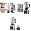 Sokany 2-in-1 Blender & Grinder, 400W, 1.5L, 3 Speeds - 2