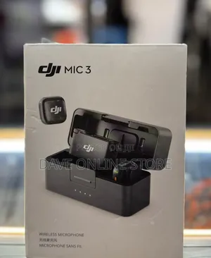 DJI Mic 3 Wireless Lavalier Microphone Kit (1TX 1RX, 2TX 1RX)