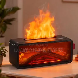 Electric Aromatherapy Diffuser with Flame Effect
