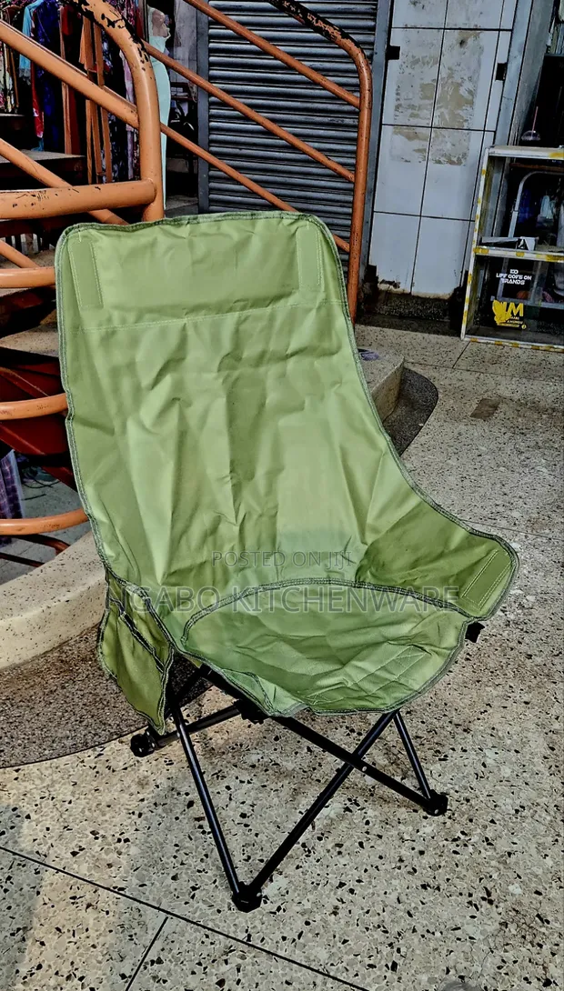 Camping Chairs (Green/Yellow) - 1