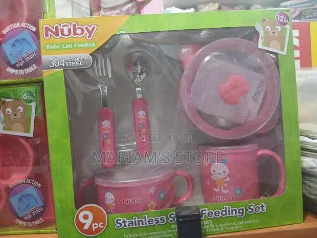 Nuby Stainless Steel Feeding Set - 1