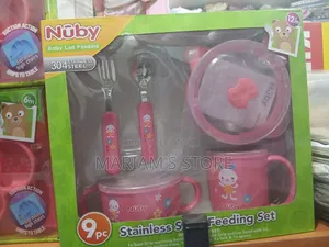 Nuby Stainless Steel Feeding Set