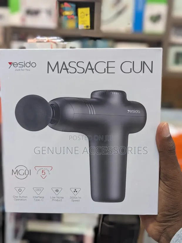 Yesido Massage Gun - 5 Speeds, 4 Heads - 1