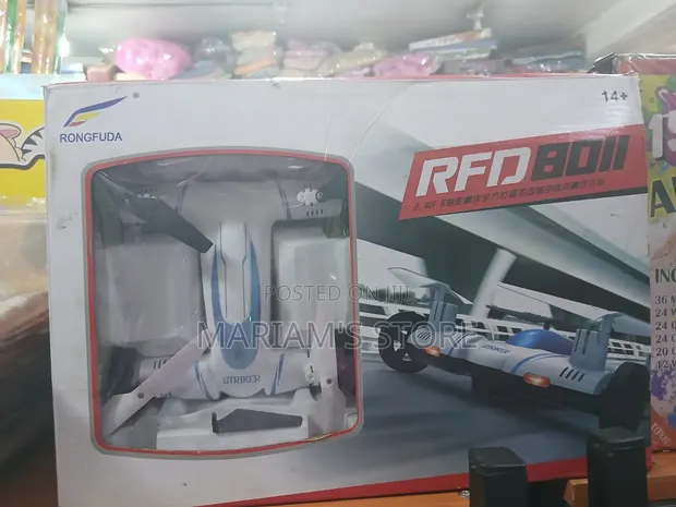 Atouch Hybrid Toy: Land & Air Quadcopter Drone - 1
