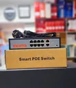 8 Port PoE Switch with 2 Gigabit Uplink - Black - 1