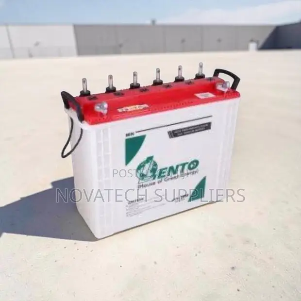 Original Lento 100Ah 12V Deep Cycle Tubular Solar Battery - 1