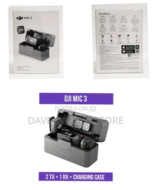 DJI Mic 3 Wireless Lavalier Mic Kit (1TX 1RX or 2TX 1RX)