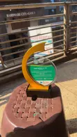 Golden Award with Black Base - 2
