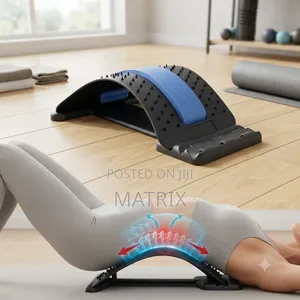 Back Stretcher for Lower Back Pain Relief - 3 Level Adjustable Lumbar