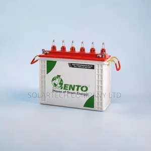 Lento 100Ah 12V Tubular Battery for Solar Systems